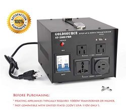 2000W Auto Step Up & Step Down Voltage Transformer Converter, ST-Pro Series Heavy-Duty AC 11 ...