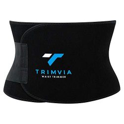 TRIMVIA Waist Trimmer for Men and Women, Waist Trainer, Abdominal Sweat Belt, Premium, Stomach W ...