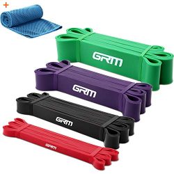 GRM Resistance Bands Exercise Workout Bands Pull up Assist Bands Stretch Heavy Duty Bands for Bo ...