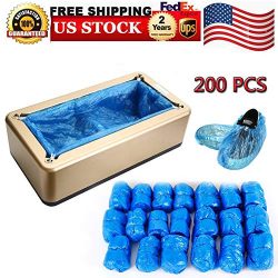 Shoe Covers Machine, Automatic Shoe Cover Dispenser with 200pcs Disposable Plastic Boot &Sho ...