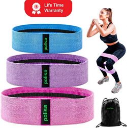 Polisa Resistance Exercise Bands for Legs and Butt | Workout Bands Booty Bands Glute Bands Loop  ...