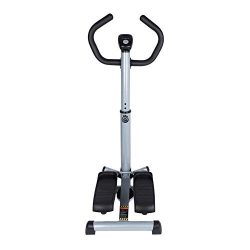 GOTOTOP Twist Stepper Step Machine Foldable Workout Step Machine with Handle Bar,LCD Monitor and ...