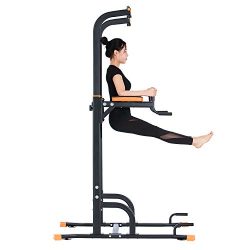 Kicode Power Tower, Pull up Dip Station with Push Up Bars, Strength Training Exercise Home Gym E ...