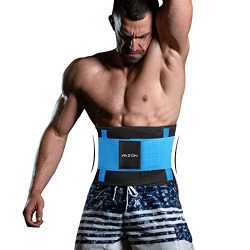 ABZON Waist Trimmer Weight Loss Sweat Sauna Belt Fitness Fat Burner for Men and Women Abdominal  ...