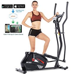 ANCHEER Elliptical Machine Elliptical Trainer Exercise Machine Magnetic Smooth Quiet Driven with ...