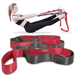 Onory Yoga Strap Stretch Straps for Physical Therapy with Exercise Booklet & Carry Bag Non-E ...