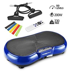 Vibration Platform Exercise Machine, Whole Body Vibration Fitness Plate with Remote Control and  ...