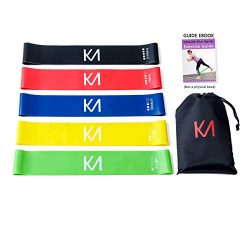 EZKAMI Resistance Bands, Exercise Bands for Booty, Crossfit, Stretching, Strength Training, Phys ...