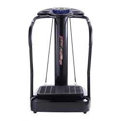 Pinty 2000W Whole Body Vibration Platform Exercise Machine with MP3 Player (180 Speed Levels Pla ...