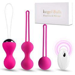 kegel Balls Exercise Weights for Women Tightening-Ben wa Balls for Beginners & Advanced Pelv ...