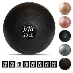 j/fit Dead Weight Slam Ball for Strength & Conditioning WODs, Plyometric and Core Training,  ...