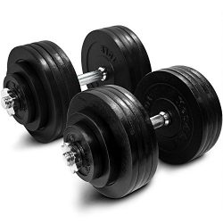 Yes4All Adjustable Dumbbells – 200 lb Dumbbell Weights (Pair)