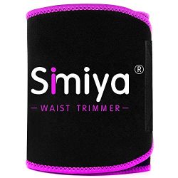 SIMIYA Waist Trimmer for Women and Men, Stomach Wraps for Weight Loss, Neoprene Waist Trainer Sl ...
